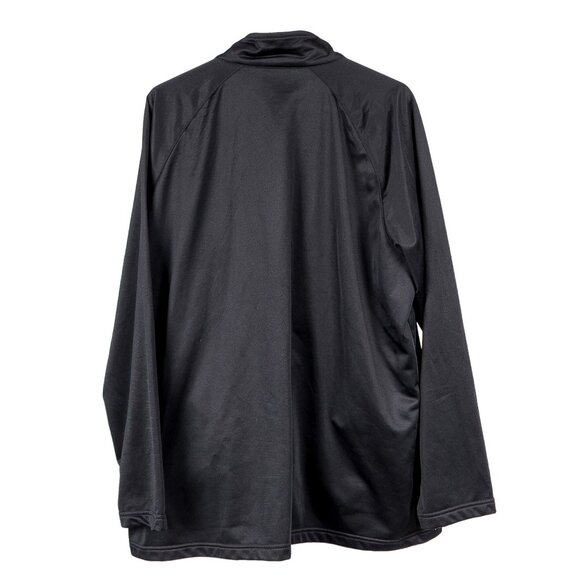 Soccer C H Track Jacket XL Mens Black White Zipper Pockets Athletic ProTime - Picture 5 of 5